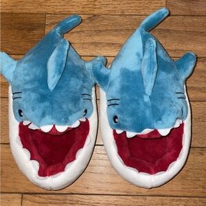 Cat & Jack Blue Shark Kids Slippers - Toddler